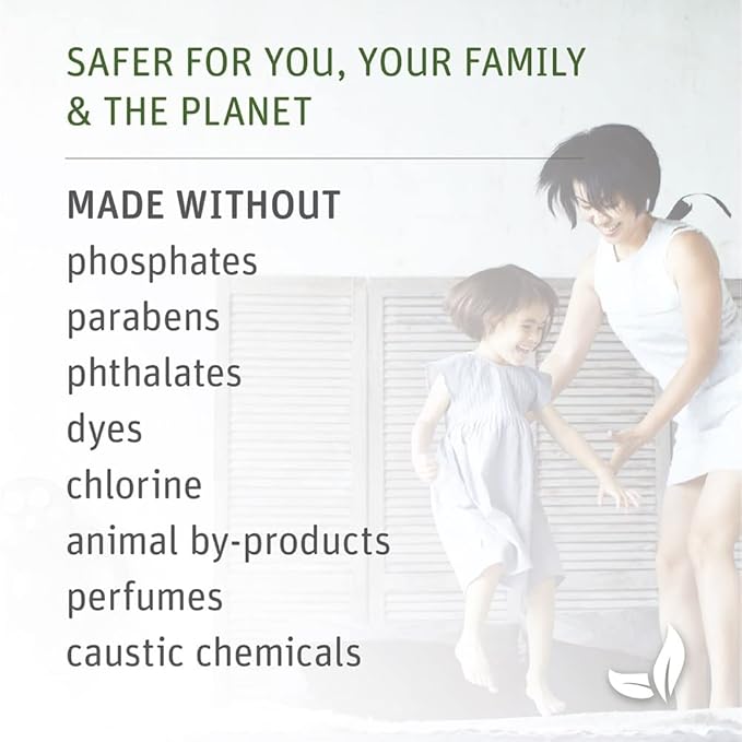 Grab Green Bleach Alternative Pods, 24 Count, Chlorine Free, Fragrance Free, Plant and Mineral Based, Laundry Booster to Brighten Whites, Removes Stains, Neutralizes Odors