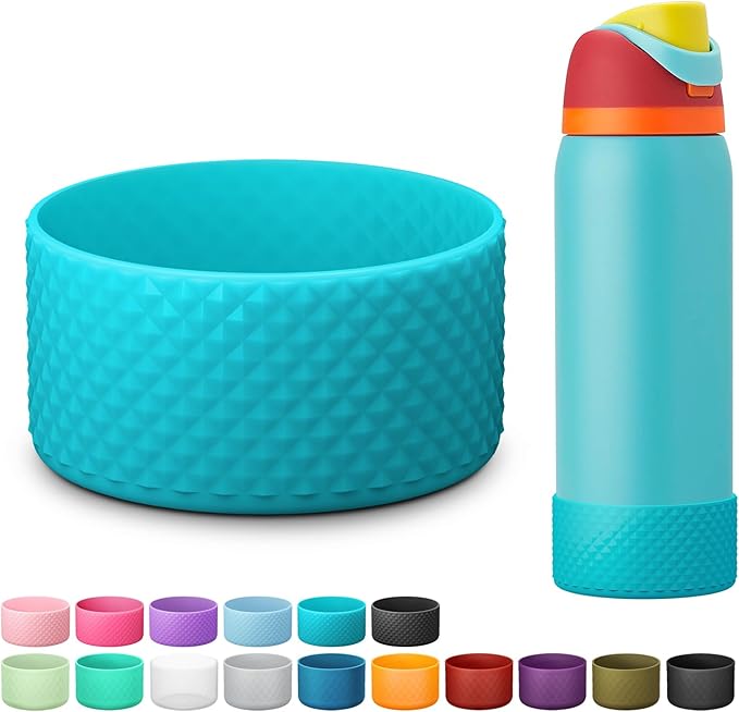Silicone Boot for Owala Water Bottle 24 oz 32 oz 40 oz, Anti-Slip Protective Sleeve for FreeSip/Twist/Flip Stainless Steel Water Bottles Accessories