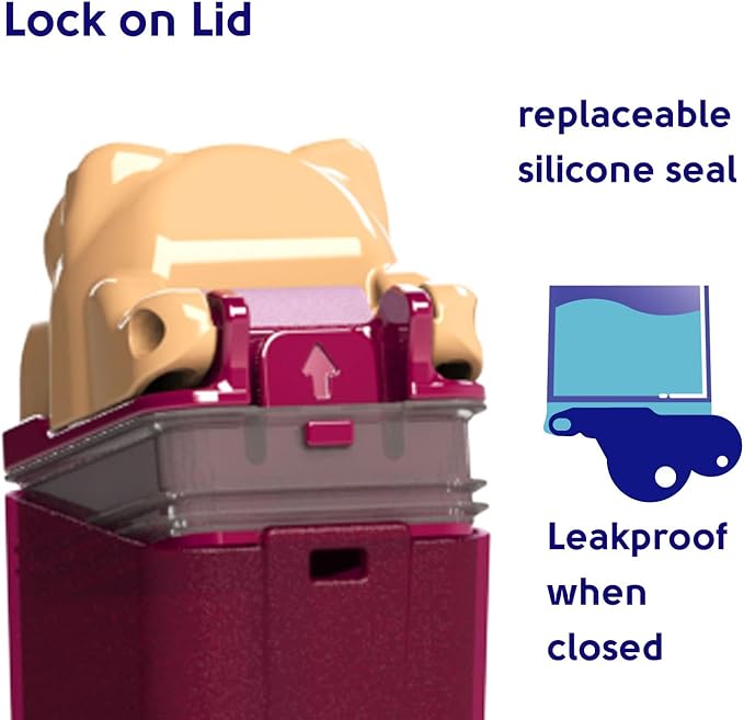 Reusable Water Bottle | Officially Licensed NCAA Sports Bottle |BPA Free | Dishwasher Safe | Mississippi State University | Bully Mascot Officially Licensed NCAA - 8oz