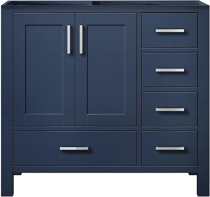 Big Sur 36 in. W X 22 in. D Navy Blue Single Bath Vanity Cabinet Without Countertop