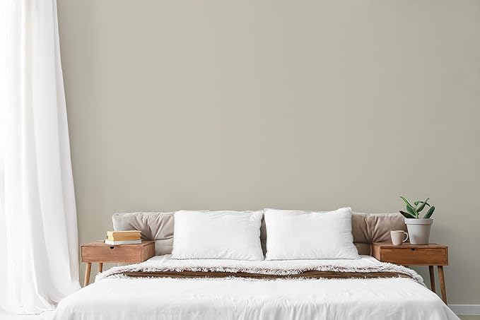 EVOLVE Paint & Primer: Environment-friendly, Eggshell with One-coat Coverage for Interior & Exterior surfaces (Warm Gray, 1-Gallon)