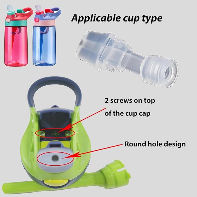 6 Pcs Silicone Bite Valve Replacement for Contigo Water Bottles,Multi-Pack Mouthpiece Repalcement Compatible with Contigo Bottles,Bite Valve Suit for Contigo Bottles Replacement Parts without cup cap