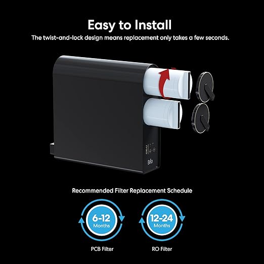 Brio 3-Stage Water Filter Replacement for Filtration Systems ROSL500 and ROSL500WHT