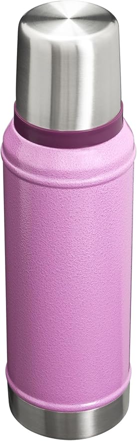 Stanley Classic Vacuum Insulated Wide Mouth Bottle -BPA-Free 18/8 Stainless Steel Thermos for Cold & Hot Beverages