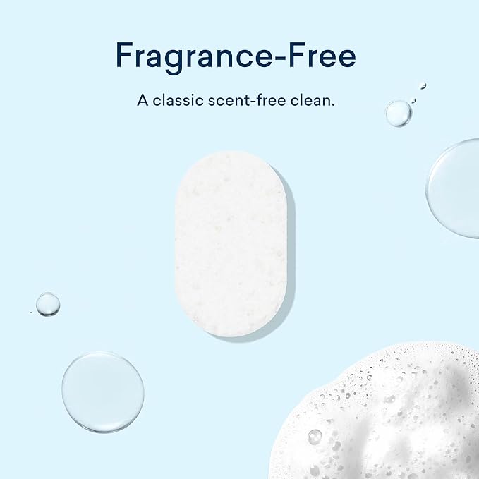 BLUELAND 100% Plastic-Free Dishwasher Detergent Tablets, Starter Set, 60 Count with tin, Free & Clear, Eco-Friendly Dishwashing Pods, Natural, USDA Certified biobased