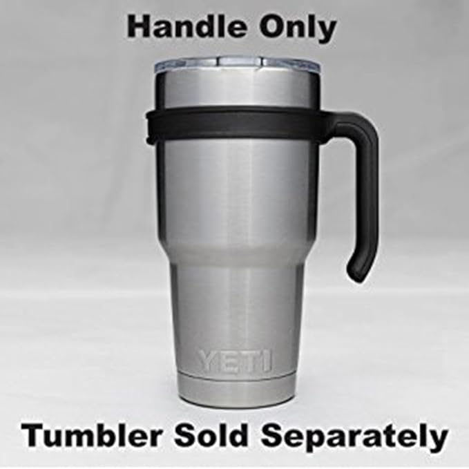 Handle for 30OZ Tumbler,Yeti Rambler Anti Slip Travel Mug Grip BPA Free Cup Holder Yeti Rambler,Ozark Trail,Sic and More Tumbler Mugs