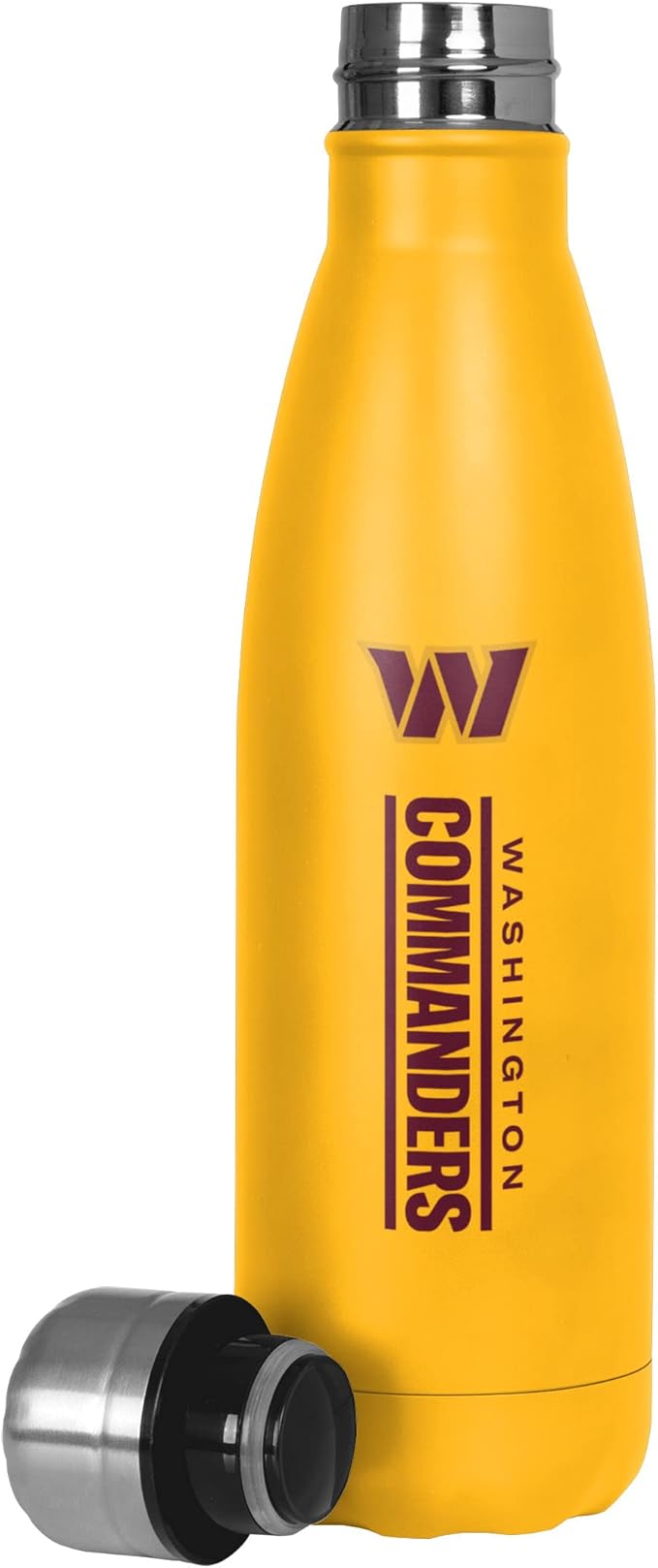 FOCO NFL unisex-adult NFL Team Logo Wordmark Chill Water Bottle