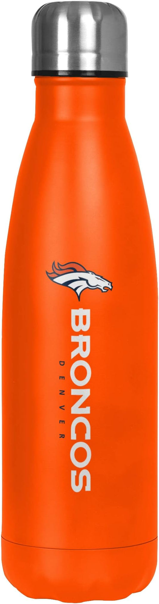 FOCO NFL unisex-adult NFL Team Logo Wordmark Chill Water Bottle