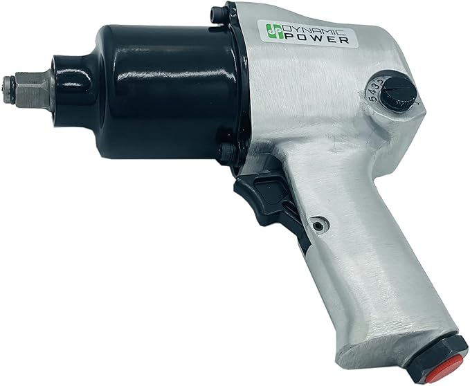 1/2" Air Impact Wrench – 480 ft-lb Torque with Twin Hammer Mechanism and 5 Power Settings, D312100