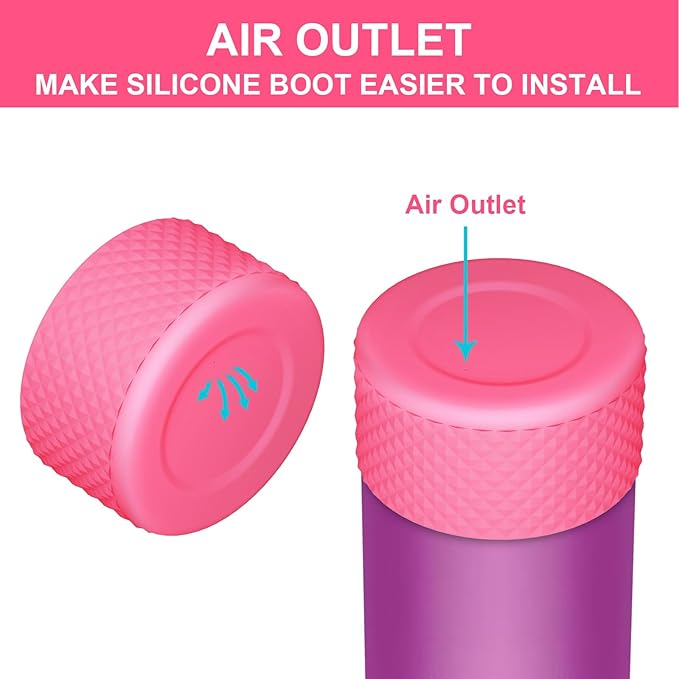 Silicone Boot for Owala Water Bottle 24 oz 32 oz 40 oz, Anti-Slip Protective Sleeve for FreeSip/Twist/Flip Stainless Steel Water Bottles Accessories