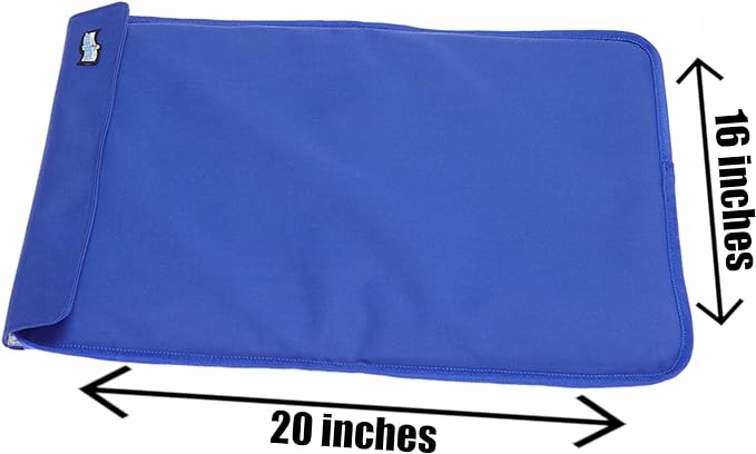 FlexiFreeze Party Mat Chiller - Food Cooling Buffet Cooler for Cold Serving Blue (19" x 15")