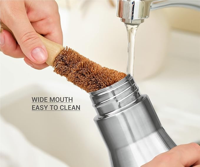 Milton Super 500 Stainless Steel Bottle, Single Walled 500 ml | 17 oz | 18/8 Stainless Steel, BPA Free, Food Grade, Rust Proof, Leak Proof Spout, Light Weight Bottle, Sports Water Bottle | Silver