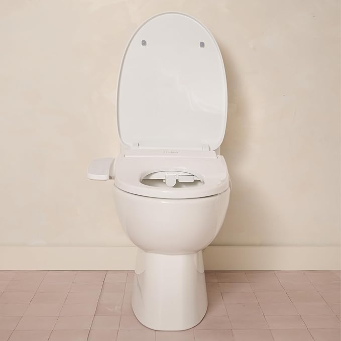 TUSHY Cloud Electronic Bidet Heated Toilet Seat (Warm Water, Air Dryer, Soft Close Lid and Seat & Night Light), Elongated
