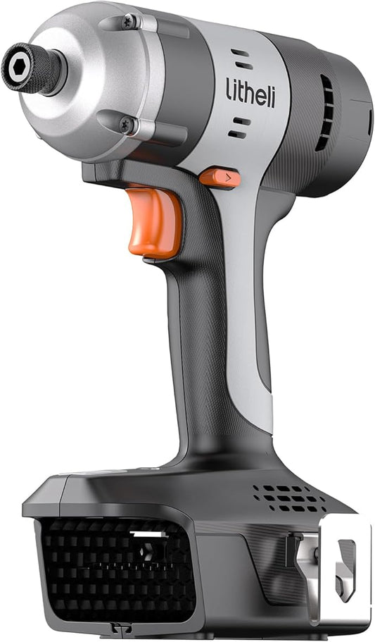 Litheli 20V Cordless Impact Driver, 1593 in-lbs Max Torque, 1/4 in. Hex Power Drill/Driver (Battery and Charger not Included)