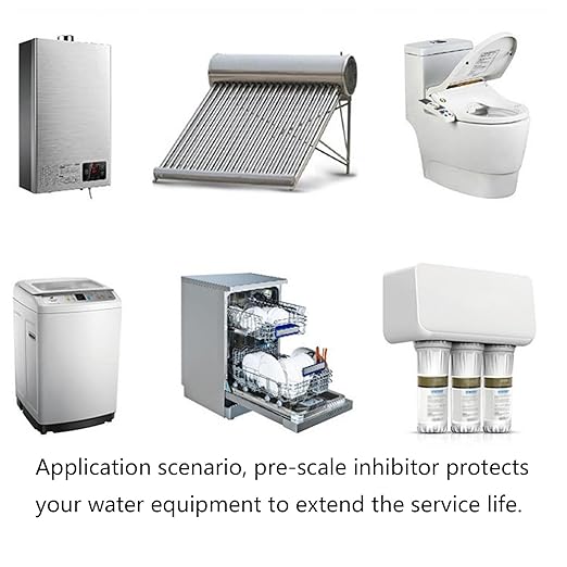 Filter Scale Filters for Showers, Buckets, Water purifiers, Water heaters, dishwashers, pre-Care to Protect Your Equipment Home Water Safety