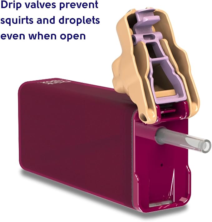 Reusable Water Bottle | Officially Licensed NCAA Sports Bottle | BPA Free | Dishwasher Safe | Bully Mascot | 12 oz Drink in the Box - Mississippi State University