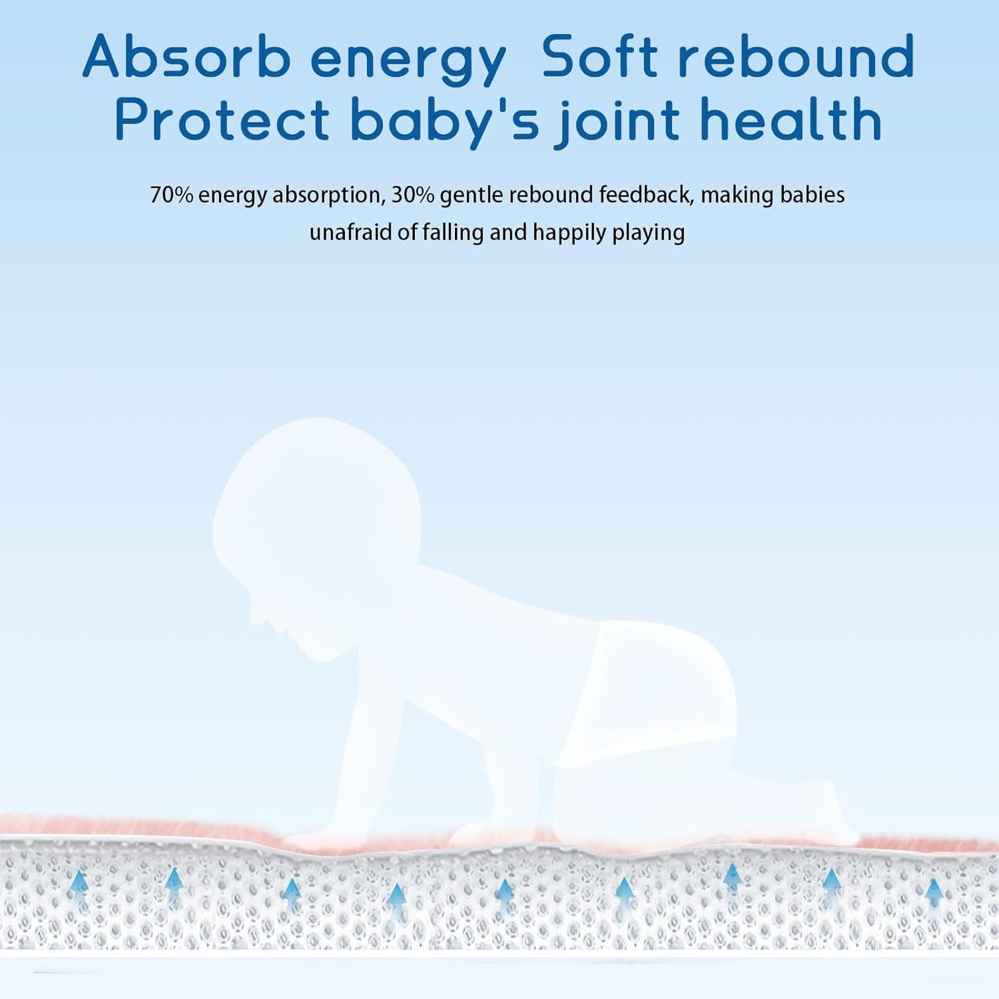 Baby Play Mat for Floor Tummy Time Mat Nursery Rug Muscle Area Rug Playroom Tatami 79"x118" Memory Foam 1.3" Thick Crawling For Babies,Toddlers, Infants, Kids,Floor(Pink)