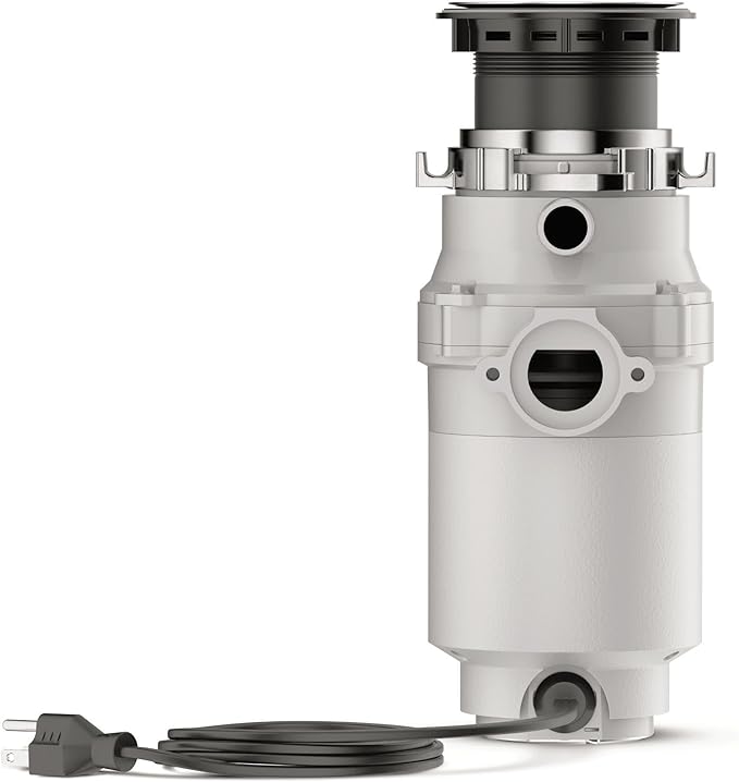 Waste King Garbage Disposal for Kitchen Sink with Power Cord, Compact Food Waste Disposer, L-111