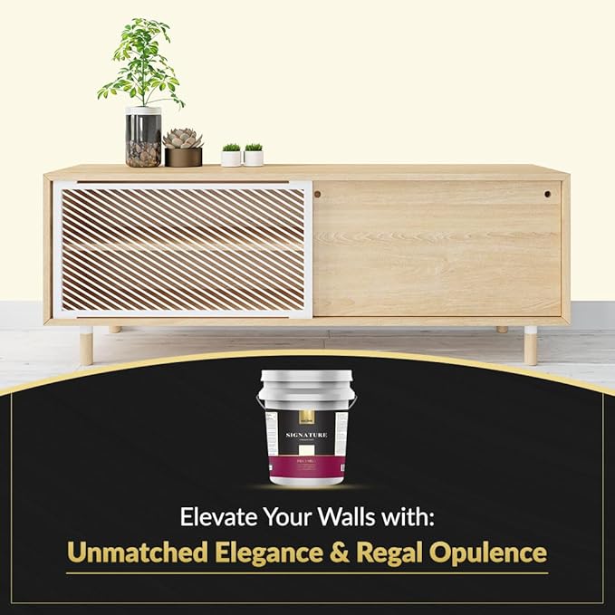 EVOLVE Signature Paint & Primer: Luxury Paint & Primer for Indoor & Outdoor Surfaces, Minimal Odor, Eggshell Sheen (Vanilla White, 5 Gallon)