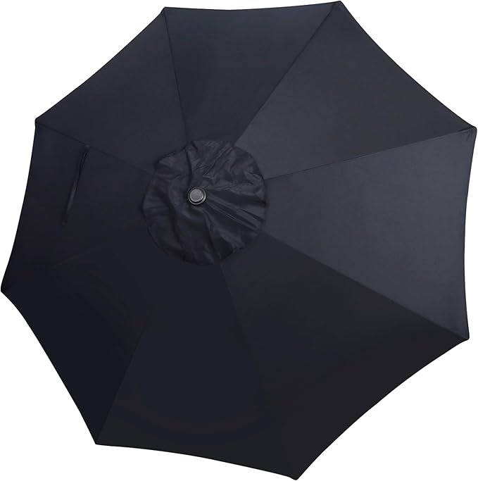 Blissun 9ft Patio Umbrella Replacement Canopy, Market Umbrella Top, Outdoor Table Umbrella Canopy for 8 Ribs, Canopy Only