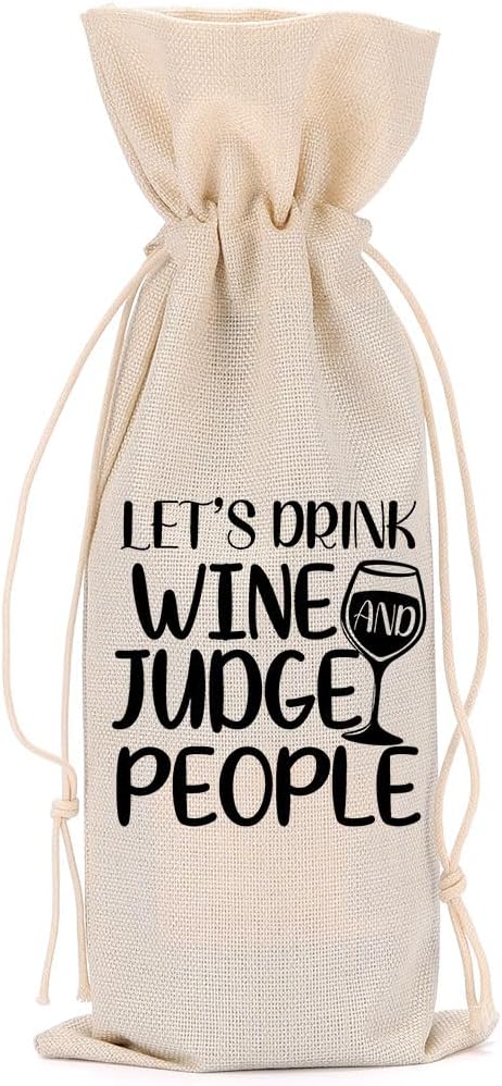 Funny Wine Quotes Wine Bag Wine Tasting Party Supplies for Wine Lovers Women Men Bride Groom Friend Nana Christmas Birthday Wedding Bachelorrette Party Wine Bags