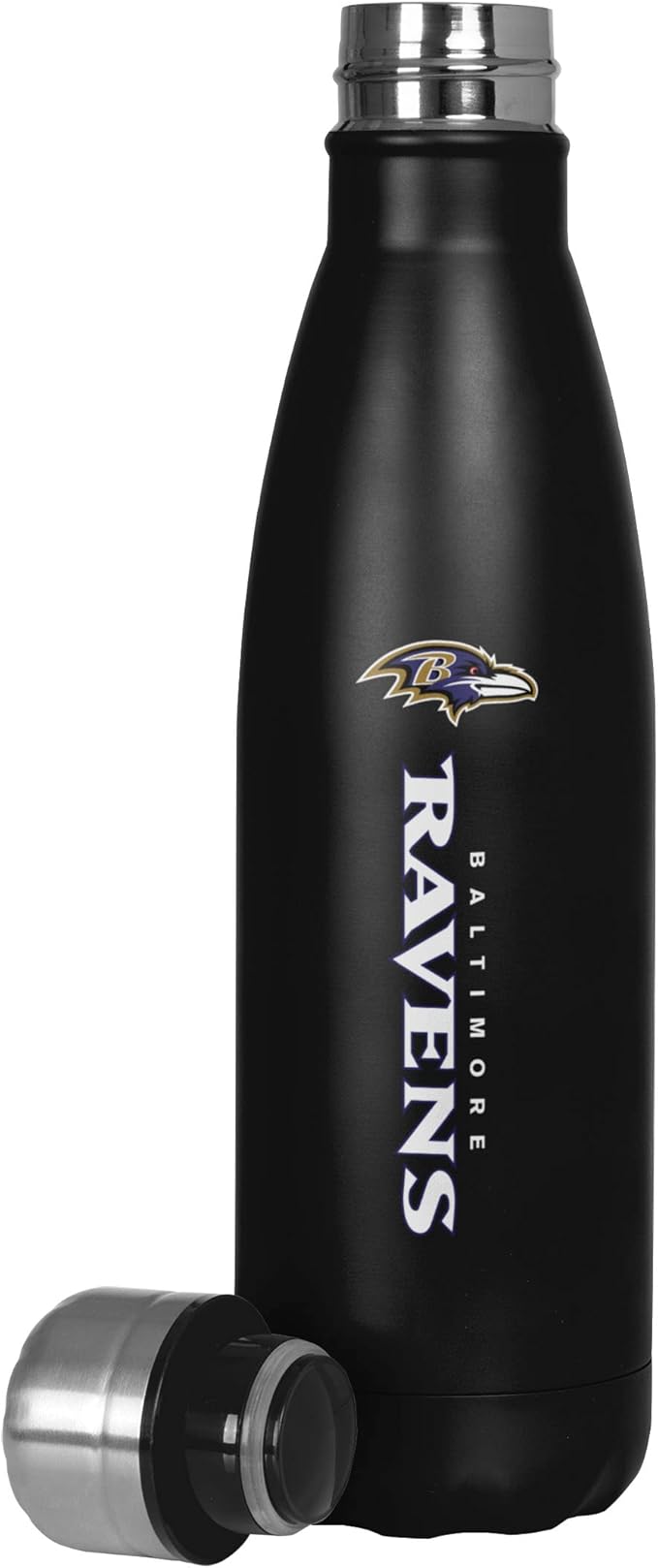 FOCO NFL unisex-adult NFL Team Logo Wordmark Chill Water Bottle