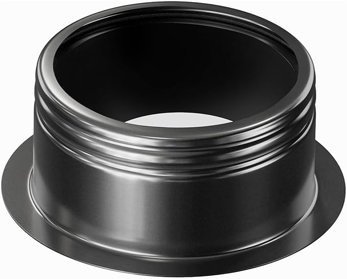 Garbage Disposal Flange, Gunmetal Black Garbage Disposal Drain Garbage Disposal Sink Flange and Stopper, Garbage Disposal Flange Plug for 3-1/2 Inch Drain Hole, Sink Flange and Stopper