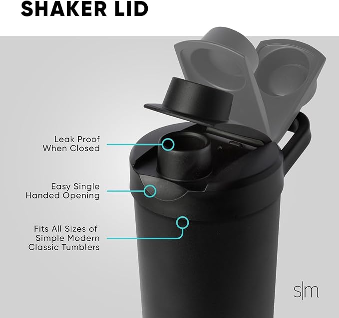 Simple Modern Officially Licensed NFL San Francisco 49rs Stainless Steel Shaker Bottle with Ball 24oz | Metal Insulated Cup for Protein Mixes Shake Pre Workout | Rally Collection | San Francisco 49rs