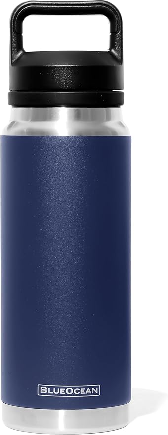 Classic 27 oz Water Bottle, Insulated Stainless Steel With Pro-Tough Lid | Perfect Insulated Water Bottle And Tumbler As Travel Water Bottle, Bike Water Bottle, Or Gym Water Bottle (Navy)