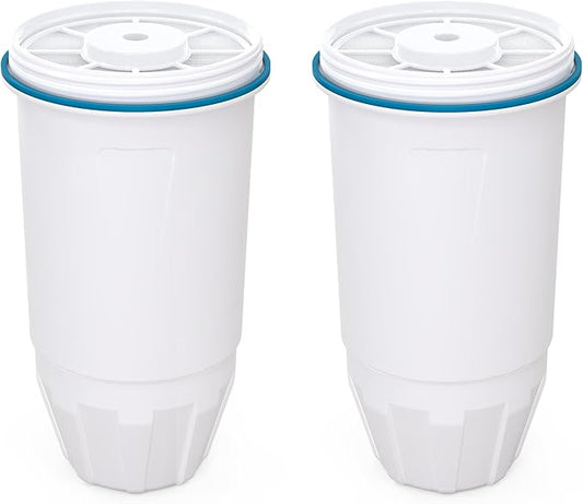 Water Filter Replacement Compatible with Zero Pitcher and Dispensers ZR-001, ZR-017, ZP-006 ZD-013 ZS-008, Multi-Stage Filter System, Reduces Lead,TDS, PFOA/PFOS, Chlorine and More, Pack of 2
