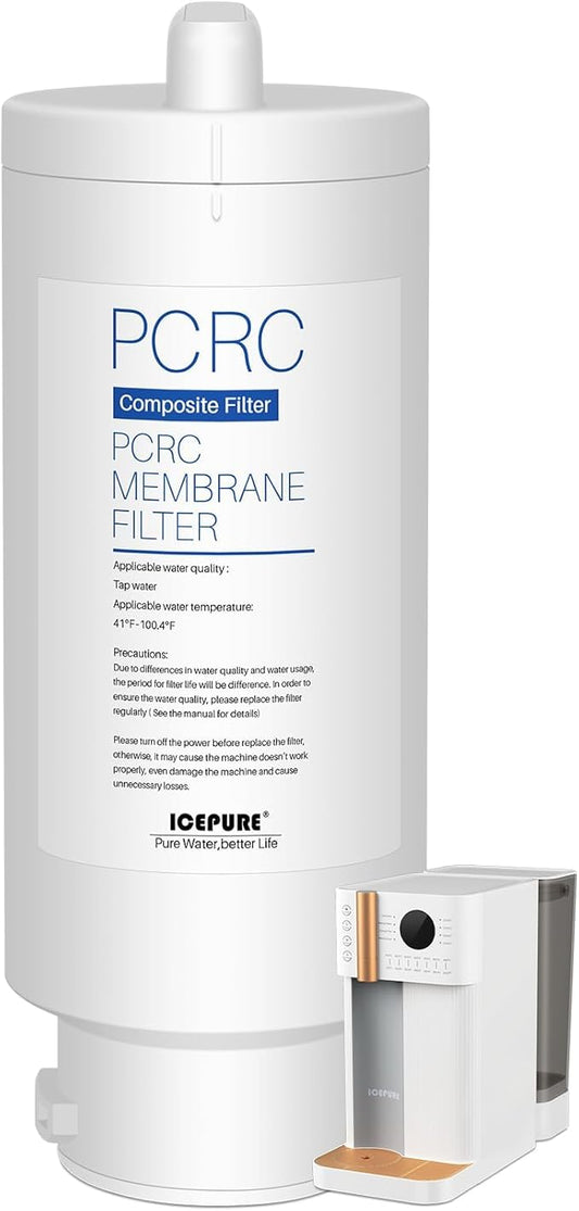ICEPURE WFC002-01 Filter Replacement Cartridge, Replacement for ICEPURE Countertop Reverse Osmosis Water Filtration System, 4 Stage Purified Tap Water, Removes 99.99% PFAS&PFOA&PFOS, 12 Months, 1 Pack