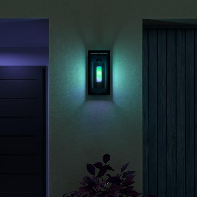 LIFX Opal Color Tube Smart LED Bulb, 104 LEDs with 52 Zones, Polychrome Flame & Morph Modes, Tunable White 1500K–9000K, Dimmable Wi-Fi RGBW Tube Light, Works with Alexa, Google, Siri, LFX/T10L/OP