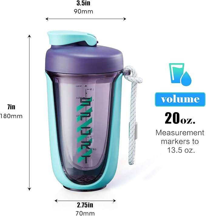 shaker cups for protein shakes 20 oz protein shaker bottle，Leak Proof，The Perfect Shaker for the Gym, Pre-Workout Bottle，Cocktail Shaker Cup，Weight Loss Supplement Shakes