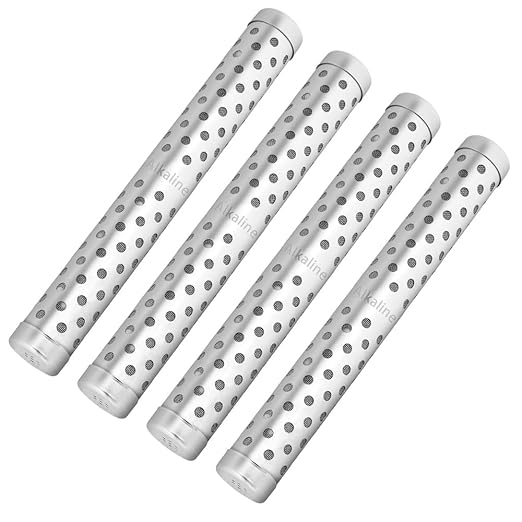 4 Pack Alkaline Water Stick PH Alkalizer Ionizer Stainless Steel Hydrogen Minerals Wand Water Purifier Filter