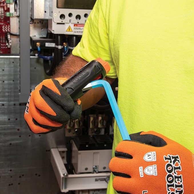 Klein Tools BLS22H Long Ball-End T-Handle Hex Key Wrench Set, 22-Key SAE and Metric, 1/16-Inch to 3/8-Inch, 1.5 to 10 mm