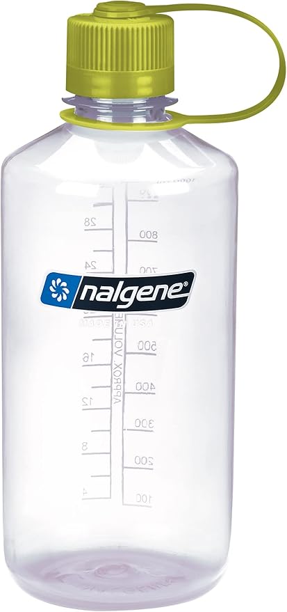 Nalgene Sustain Tritan BPA-Free Water Bottle Made with Material Derived from 50% Plastic Waste, 32 OZ, Wide Mouth