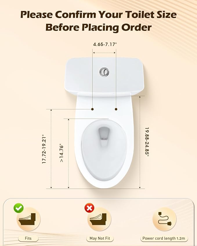 iliD Smart Max Bidet Toilet Seat, Electric Elongated Ecoseat with Four Cleaning Modes, Auto Open/Close, Wider Seat, Ultra Slim, Female Wash and Rear Wash