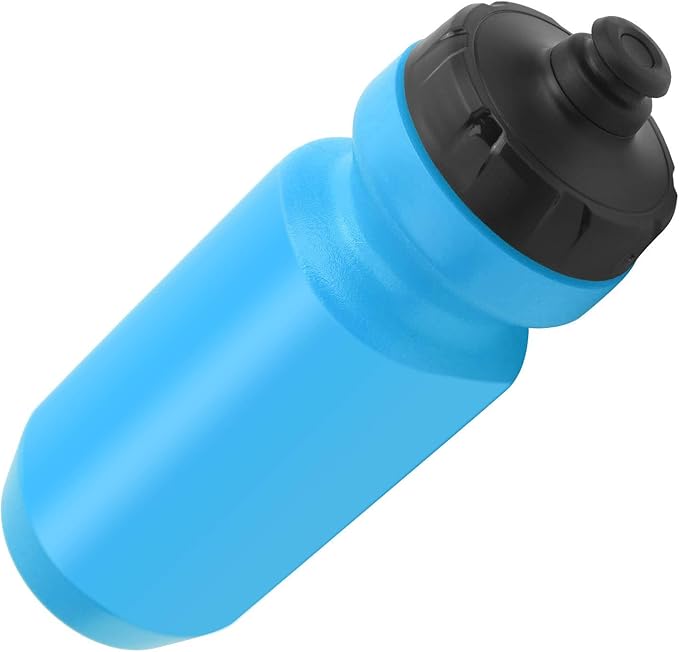 Bicycle Water Bottle, Self‑Sealing Leakage‑Proof Jet Valve Easy to Open and Close Broken‑Resistant Bike Kettle for Outdoor for Travel(Blue)