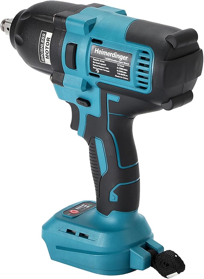 1/2 Inch Cordless Impact Wrench for Makita 18V Battery - 580 Ft-lbs Brushless High Torque Electric Power Impact Gun,2300RPM for Car/Truck Tires & Heavy Duty Jobs