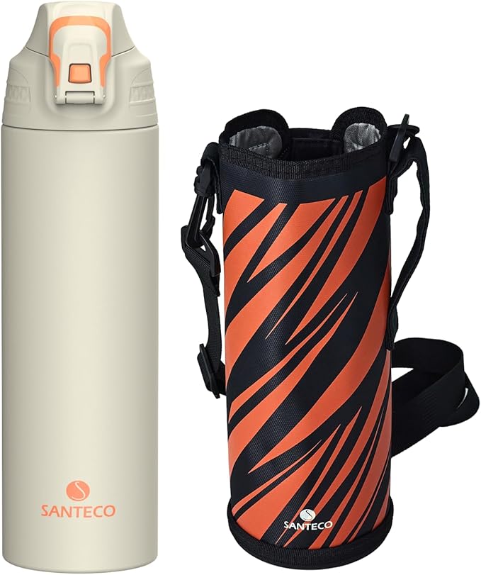 Insulated Sports Water Bottle, Stainless Steel Water Bottles with Locking Flip Top Lid, Insulated Bottle with Double-Wall Vacuum Insulation for Fitness and Outdoor Enthusiasts