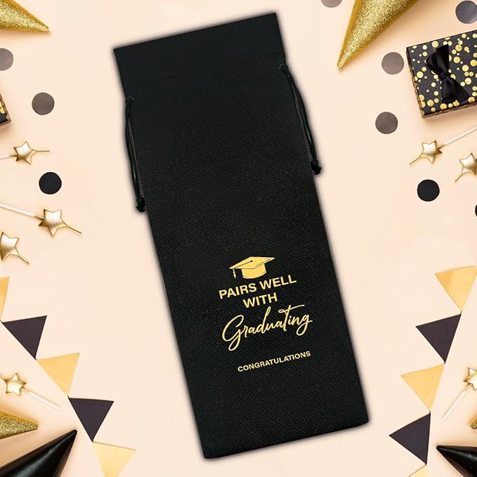 Graduation Wine Bag Graduation Gift for Him Her Graduates College Grad Wine Bag Gift