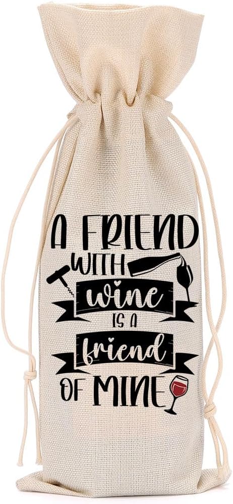 Funny Wine Quotes Wine Bag Wine Tasting Party Supplies for Wine Lovers Women Men Bride Coworker Him Christmas Birthday Wedding Bachelorrette Party Wine Bags
