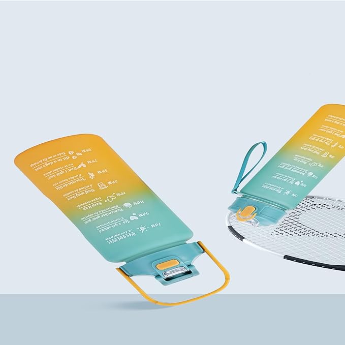 Three piece set of large capacity plastic cups, gradient water cups, sports kettles, straw cups, outdoor water cups, Black and red