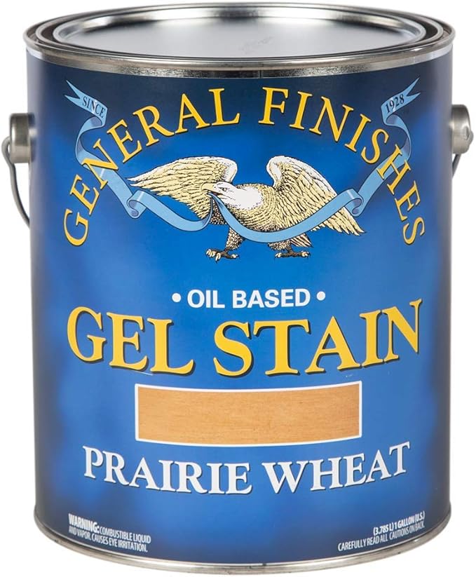 General Finishes Oil Base Gel Stain, 1 Gallon, Prairie Wheat