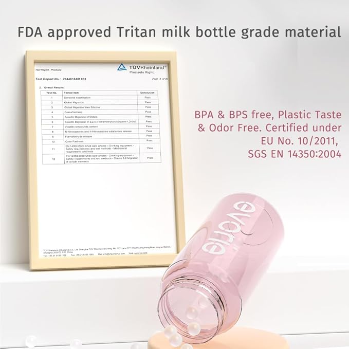 Evorie Tritan Kids Water Bottle for School No Straw 13oz BPA Free Plastic Sports Bottle Reusable Lightweight Leak Proof Travel Drinks Bottle Spout Drinking Cup Running Flip Top