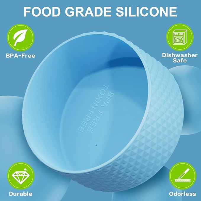 Silicone Boot for Owala Water Bottle 24 oz 32 oz 40 oz, Anti-Slip Protective Sleeve for FreeSip/Twist/Flip Stainless Steel Water Bottles Accessories