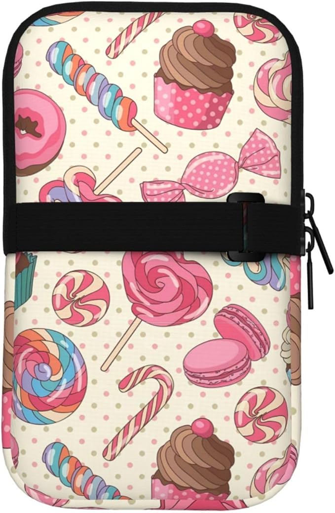 Galaxy Mandala Water Bottle Pouch for Stanley Cup 40oz 30oz,Personalized Gym Purse for Men Women, Tumbler Pouch with Versatile Pocket Water Bottle Bag for Cards, Keys, Phone