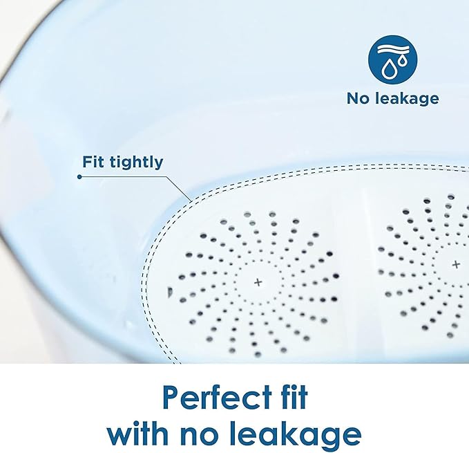 Waterdrop WD-PF-01A Plus Replacement Filters for All Waterdrop Pitcher Filtration System, Reduces PFAS, PFOA/PFOS, Chlorine, Last Up to 3 Months or 200 Gallons (Pack of 4)