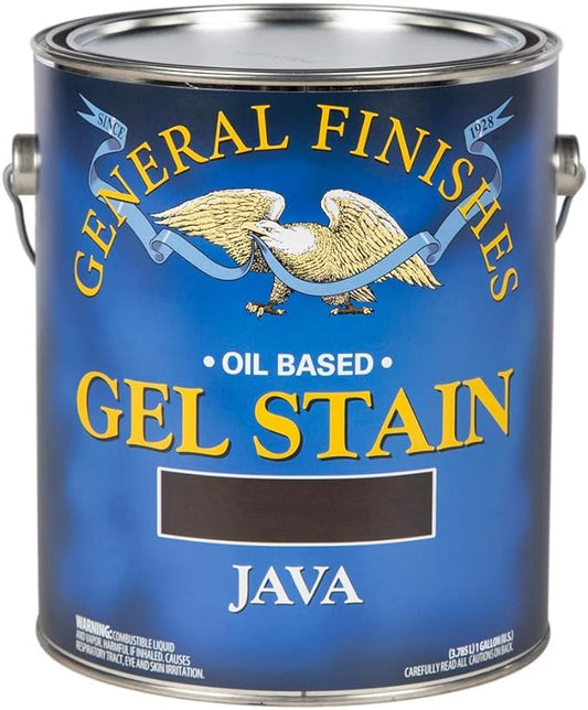 General Finishes Oil Base Gel Stain, 1 Gallon, Java