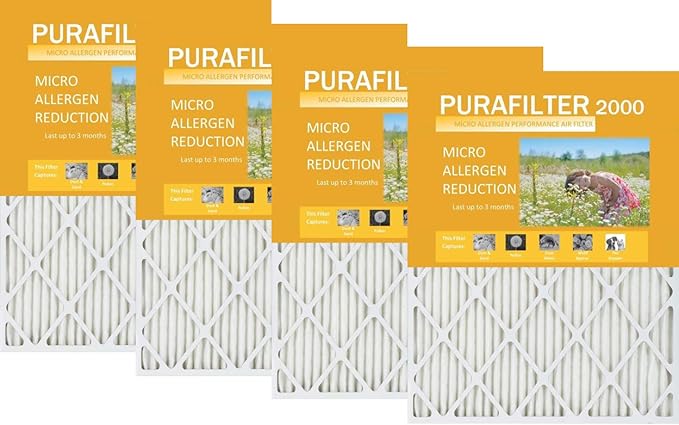 Gold 18x20x1 (Actual Size) (MERV 11) 1-Inch Filter (4 Pack)